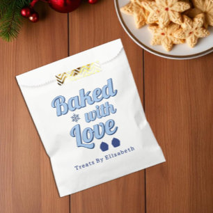 Baked With Love Winter Christmas Treats Favour Bag