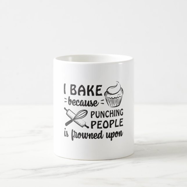 Baker Bakery Bake Bread Cake Baking Funny Gift Coffee Mug (Center)