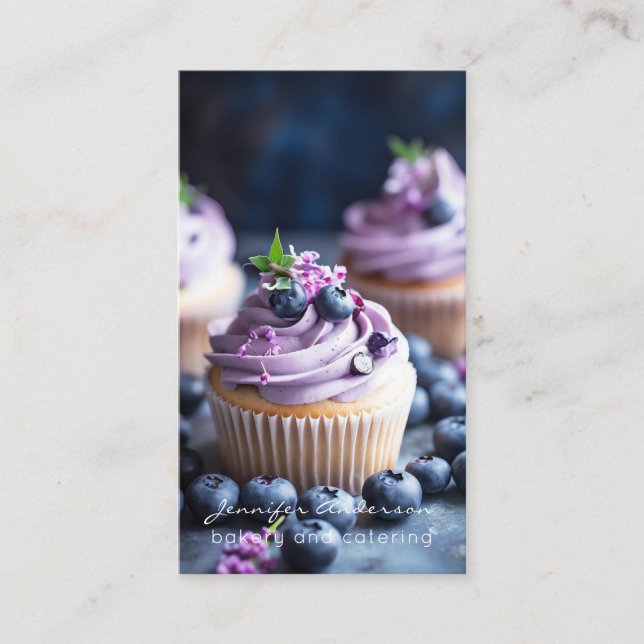 Baker Bakery Business Cards (Front)