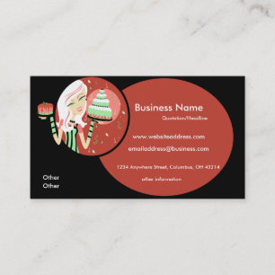 Baker/Bakery/Pastry Chef 3 Business Cards