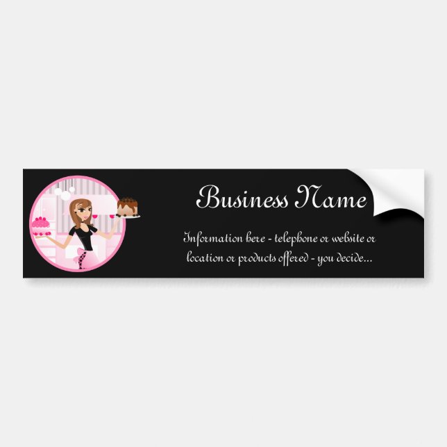 Baker/Bakery/Pastry Chef Bumper Sticker (Front)