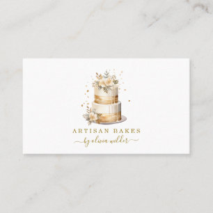 Baker Bakery Pastry Chef Cake Business Card