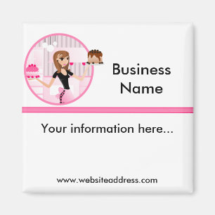 Baker/Bakery/Pastry Chef Frig Magnet Design 1