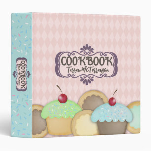 baker baking cupcake cookies cake recipe binder