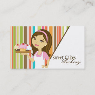 Baker Brunette Boulangerie Cup Cakes Bake Carte de