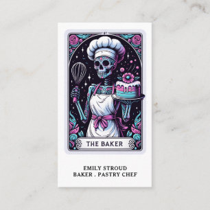 Baker caterer Tarot Card Business Card