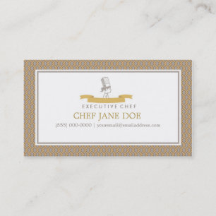 Baker Chef Calling Card Business Card