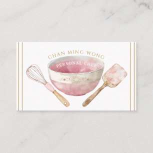 Baker Chef Caterer Business Card