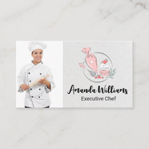 Baker   Chef   Culinary Logo Business Card