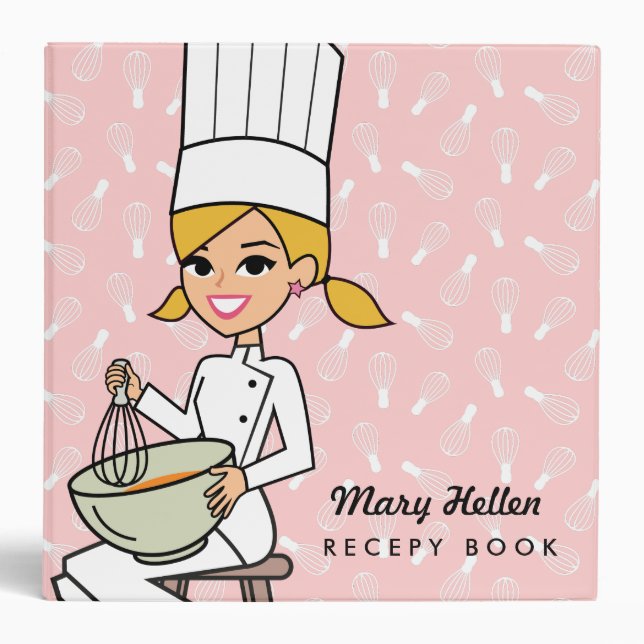 Baker Chef Illustrated Recipe Binder (Front)