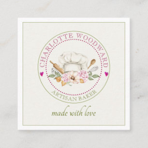 Baker Chefs Hat Business Card
