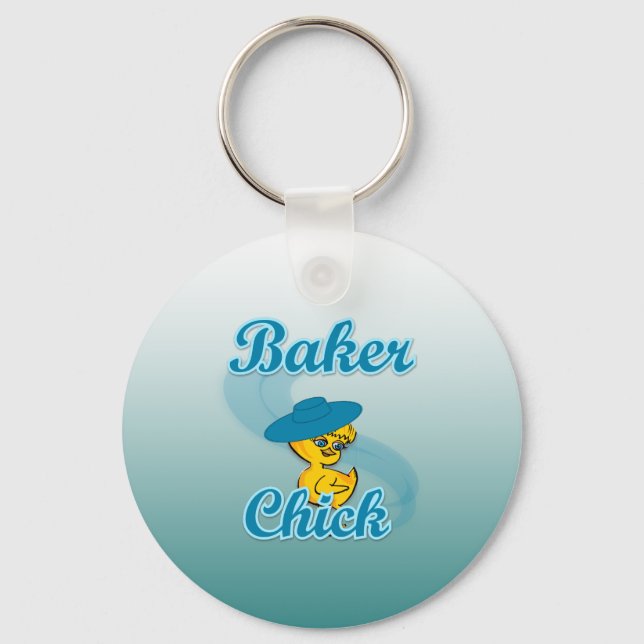 Baker Chick #3 Keychain (Front)