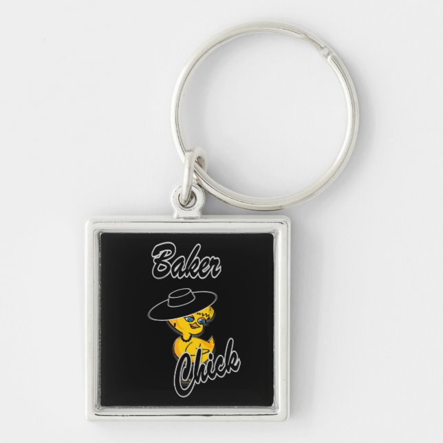 Baker Chick #4 Keychain (Front)