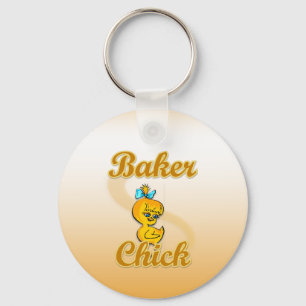 Baker Chick Keychain