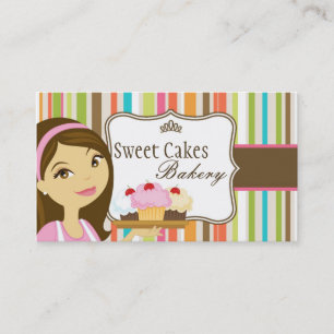 Baker Cup Cakes Bakery Sweet Traitements Carte de 