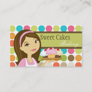 Baker Cup Cakes Bakery Sweet Traitements Carte de 
