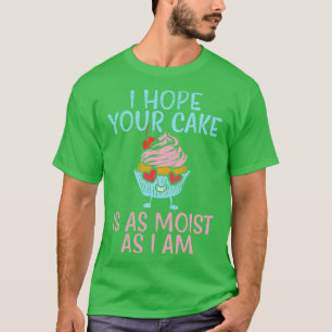 Baker Cupcake Baking Desserts Cooking Food Design T-Shirt