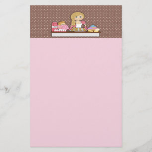 Baker Cupcakes Note Paper