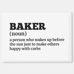 Baker Definition Kitchen Magnet