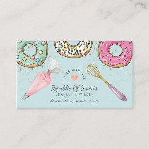 Baker Desserts Baking Utensils Business Card