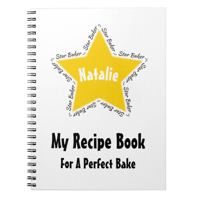 "Baker d'étoile" mon livre de recette (Devant)