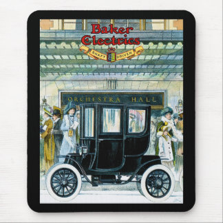 Baker Electric Cars - Vintage Ad Mouse Pad