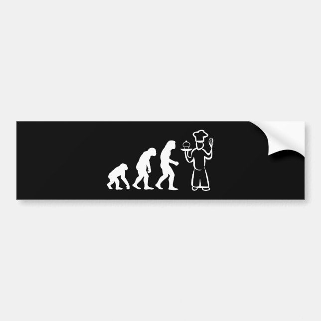 Baker Evolution Bumper Sticker (Front)