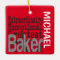 Baker Extraordinaire CUSTOM Ceramic Ornament