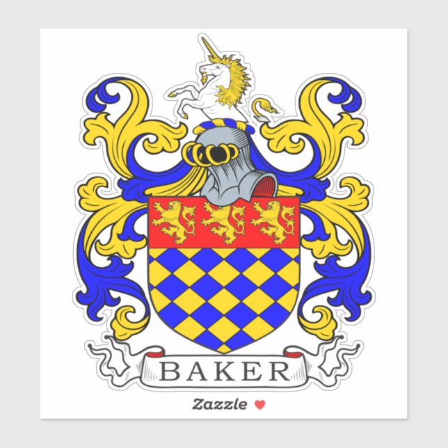 Baker Family Crest (Sheet)