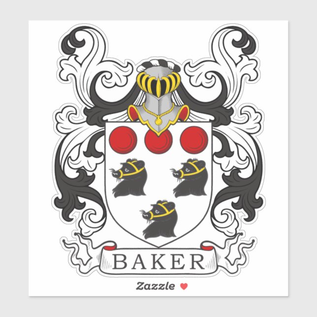 Baker Family Crest (Sheet)