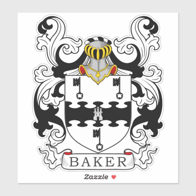 Baker Family Crest (Sheet)