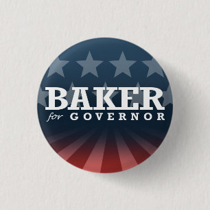 BAKER FOR GOVERNOR 2014 1 INCH ROUND BUTTON