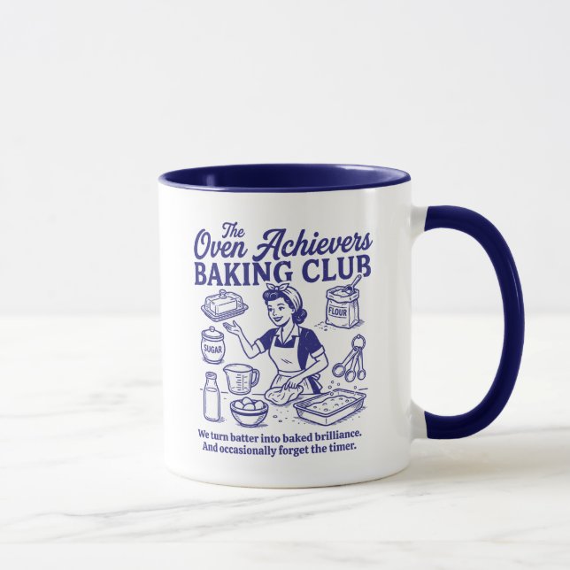 Baker Funny Club Cute Baking Saying Mug (Right)