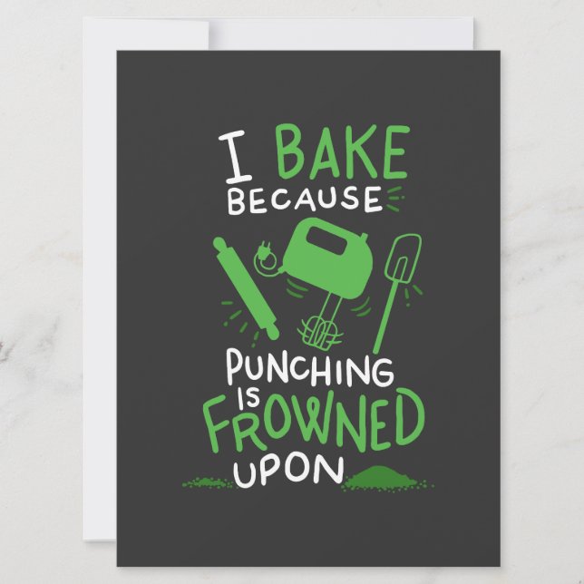 Baker - I Bake Because (Front)