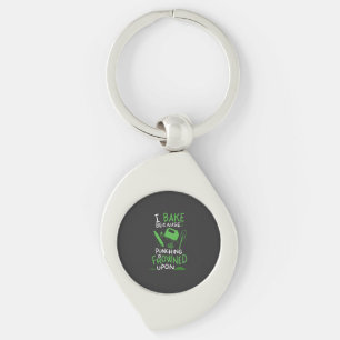 Baker - I Bake Because Keychain