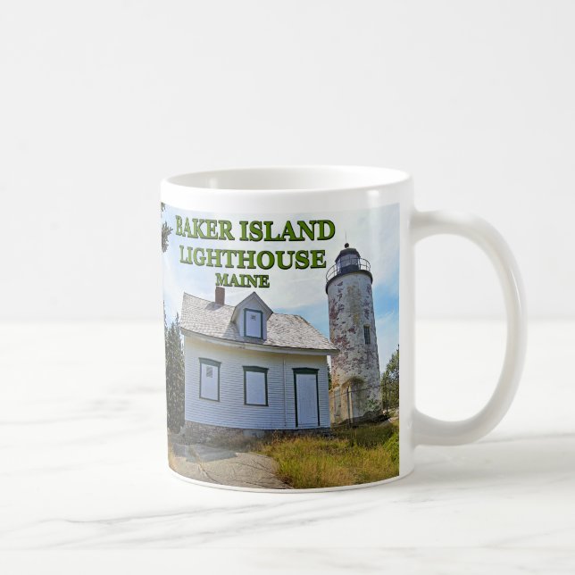 Baker Island Lighthouse, Maine Mug (Right)
