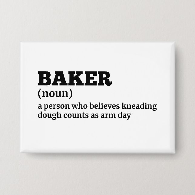 Baker Job Humour Definition (Front)