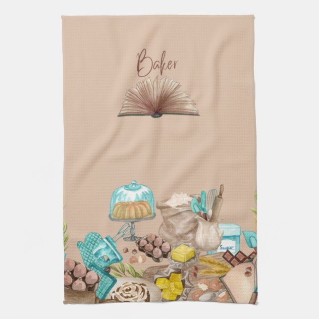 Baker  kitchen towel (Vertical)