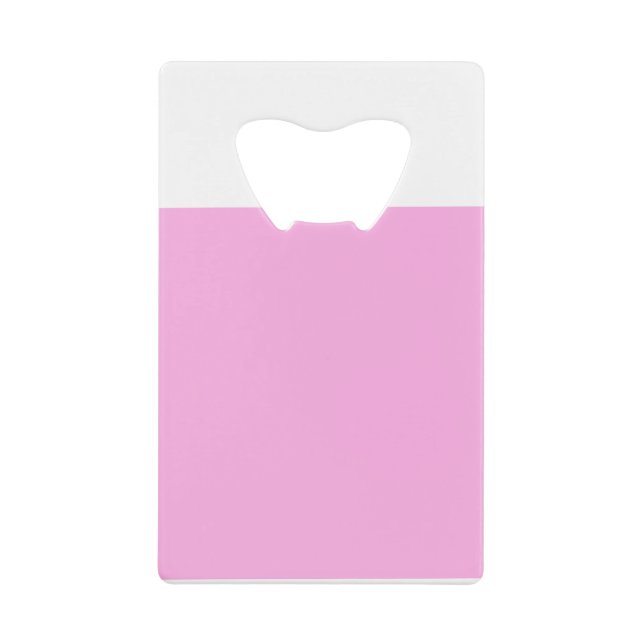 Baker Miller Pink Credit Card Bottle Opener (Front)