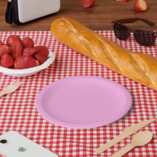 Baker Miller Pink Paper Plate