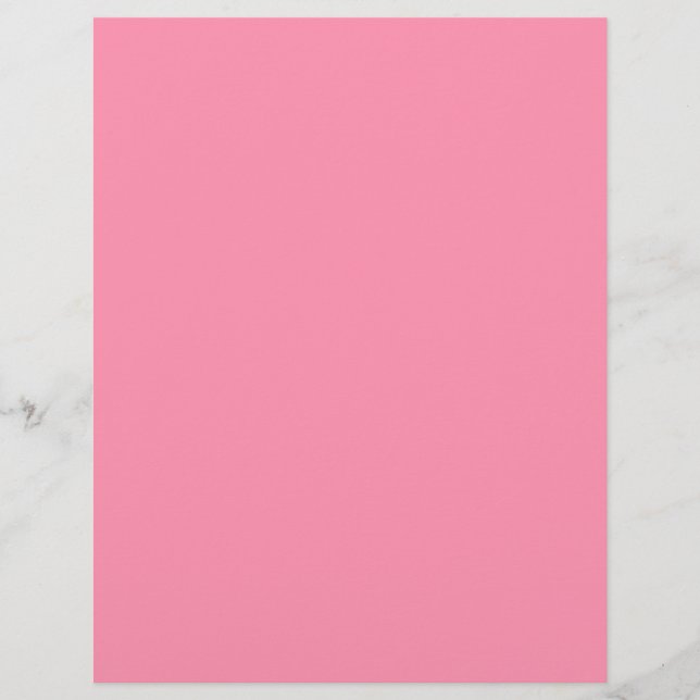 Baker-Miller pink (solid colour)  Letterhead (Front)