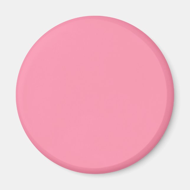 Baker-Miller Pink Solid Colour Magnet (Front)