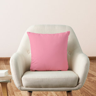 Baker-Miller Pink Solid Colour Throw Pillow