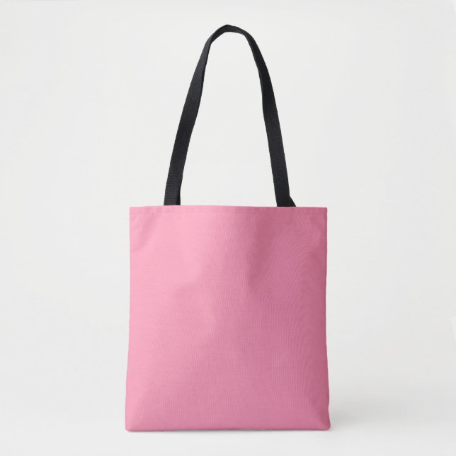 Baker-Miller pink (solid colour) Tote Bag (Front)