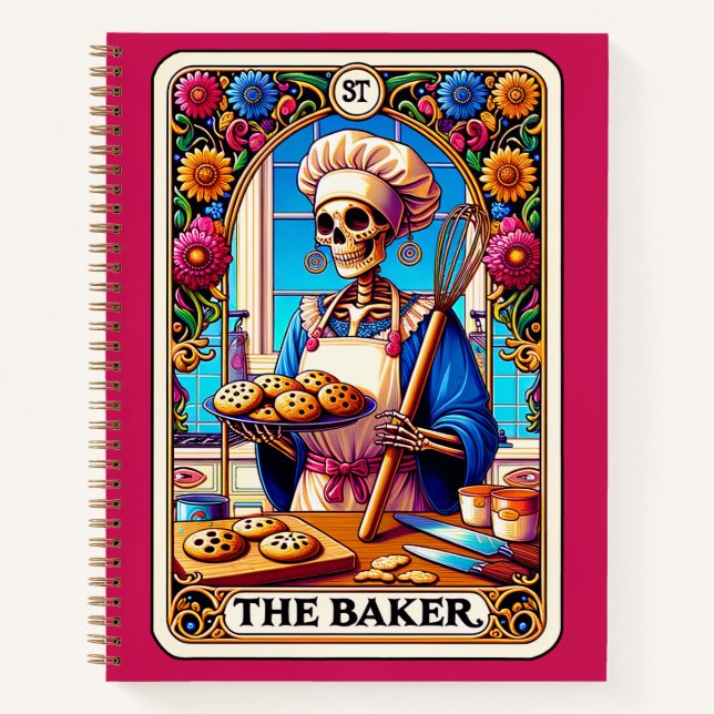 Baker Mom Recipe  Notebook (Front)