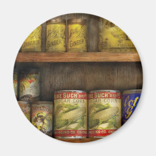 Baker - Old Cans Magnet