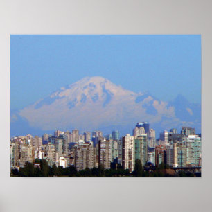 Baker Over Vancouver Poster