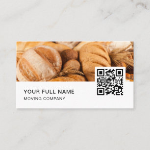 Baker QR Code Logo Social Media Business Card