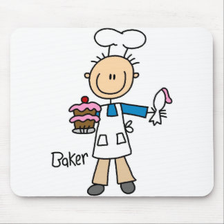 Baker Stick Figure Mousepad