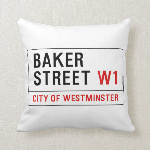 Baker Street Throw Pillow